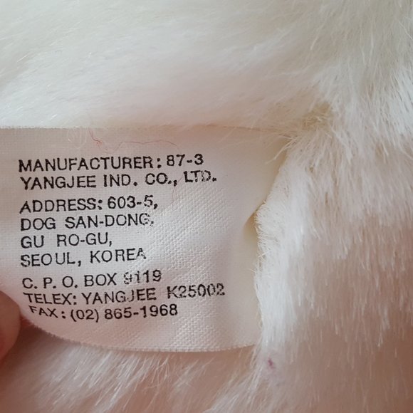 Vintage Christmas Plush Bear Abearham & Straus the Mouse Holiday '87 - Picture 5 of 16